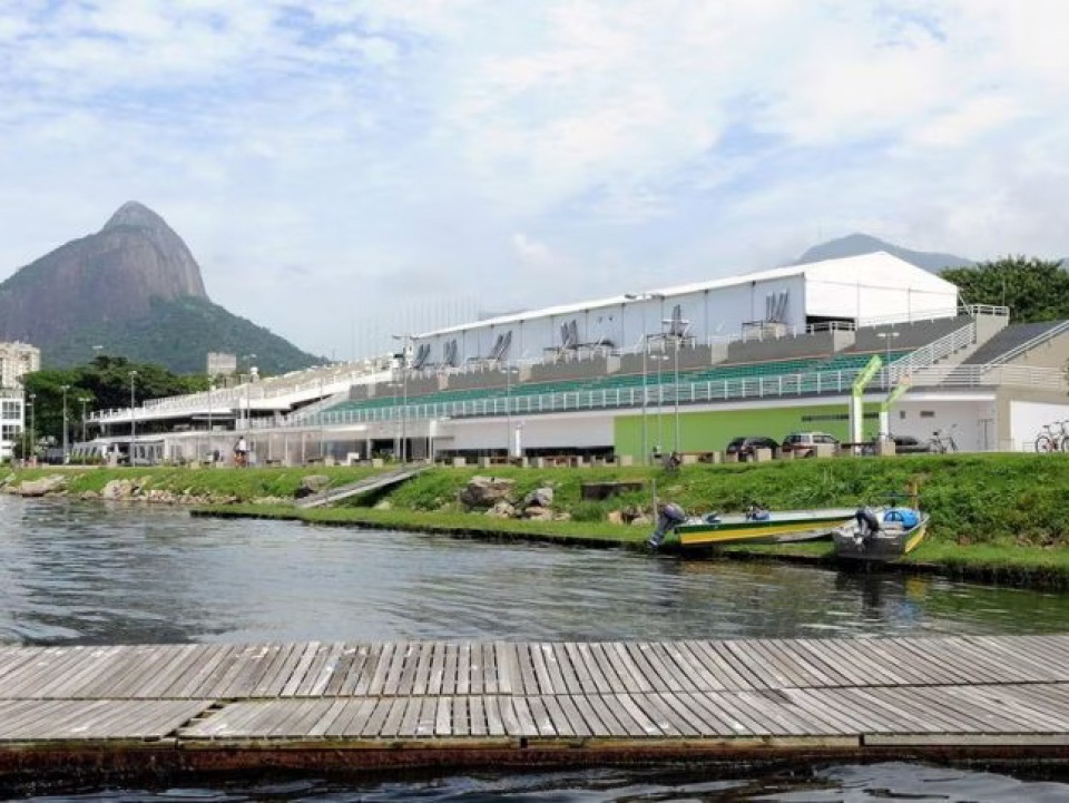 Imagem do Estádio de Remo da Lagoa Rodrigo de Freitas